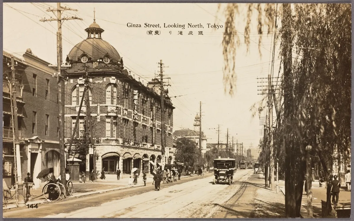 1921年の銀座