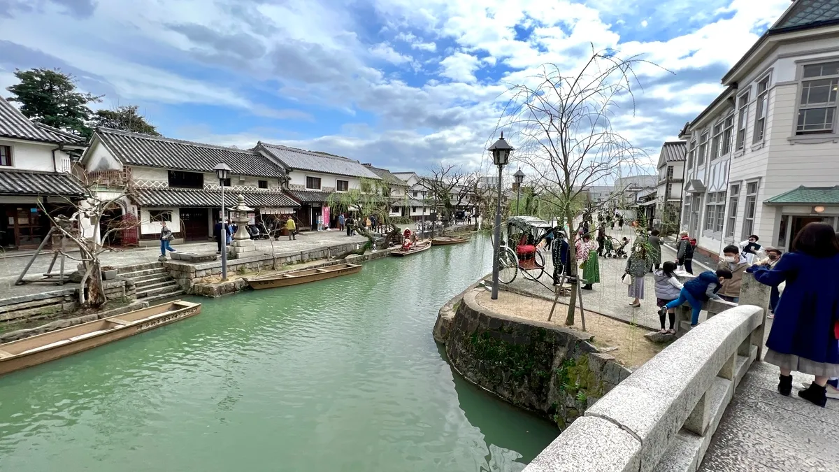 倉敷川沿いの町並み