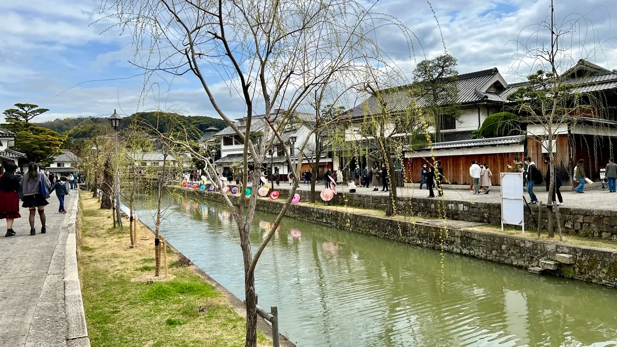 倉敷川沿いの町並み