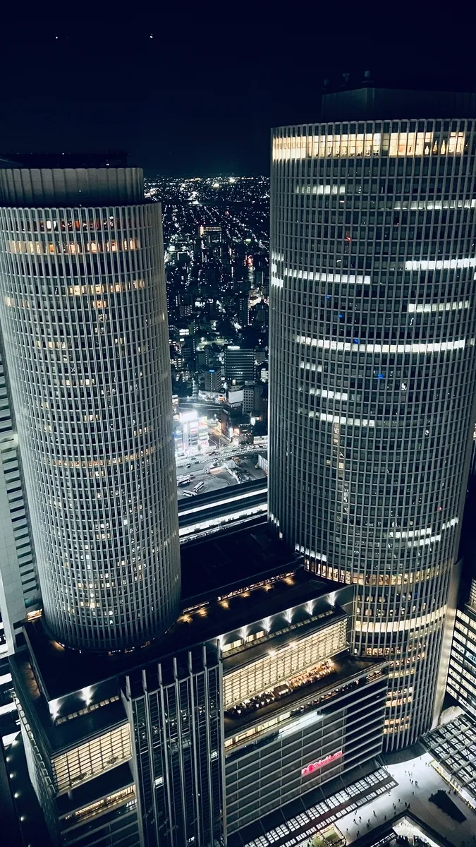 名古屋市街地の夜景