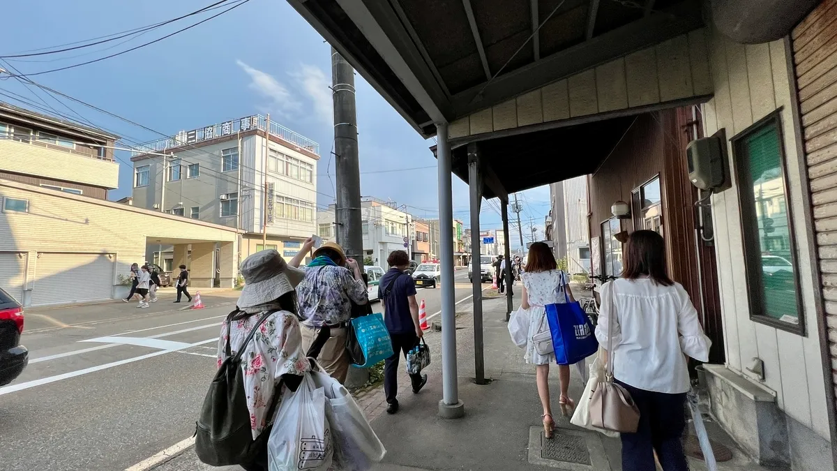 長岡駅から会場までの徒歩ルート