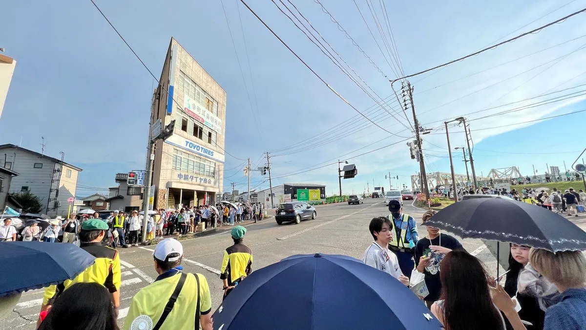 長岡駅から会場までの徒歩ルート