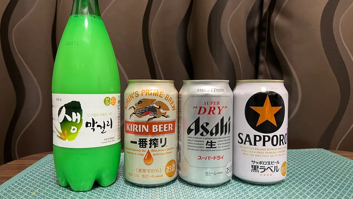 マッコリとビール