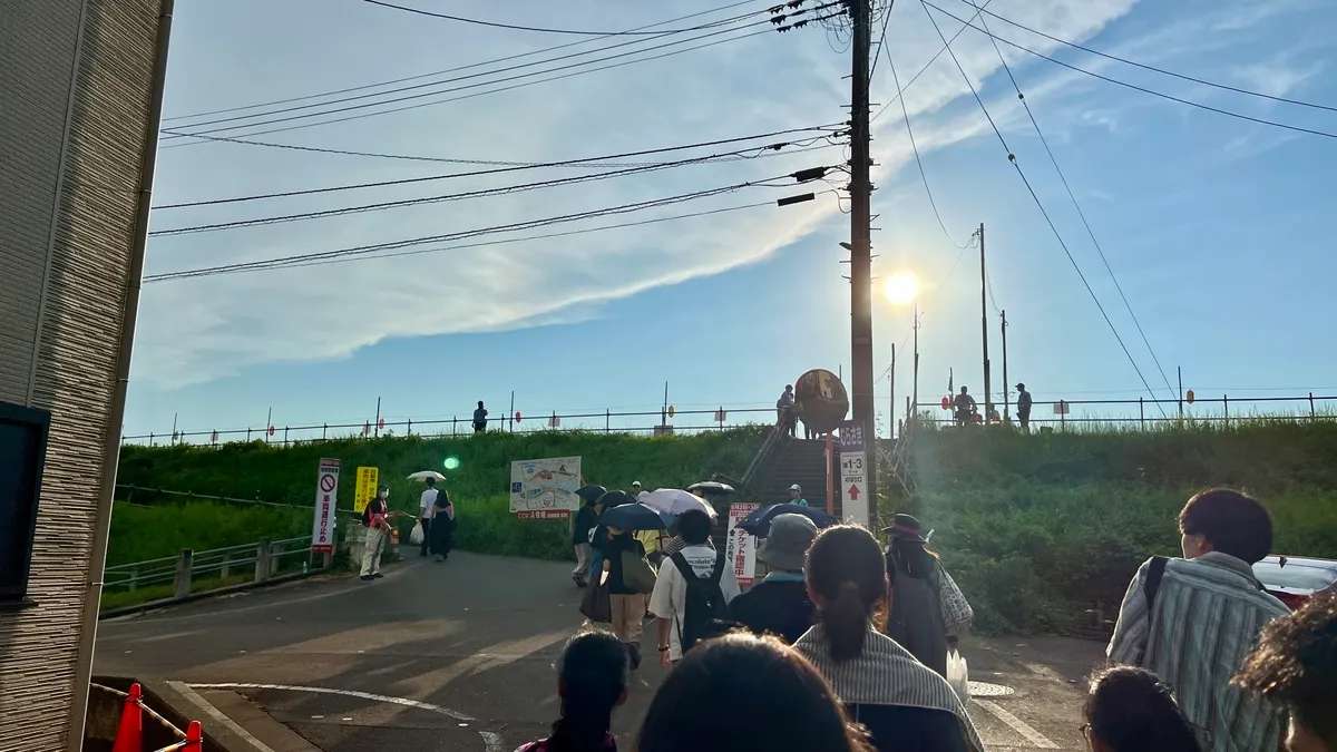 長岡駅から会場までの徒歩ルート