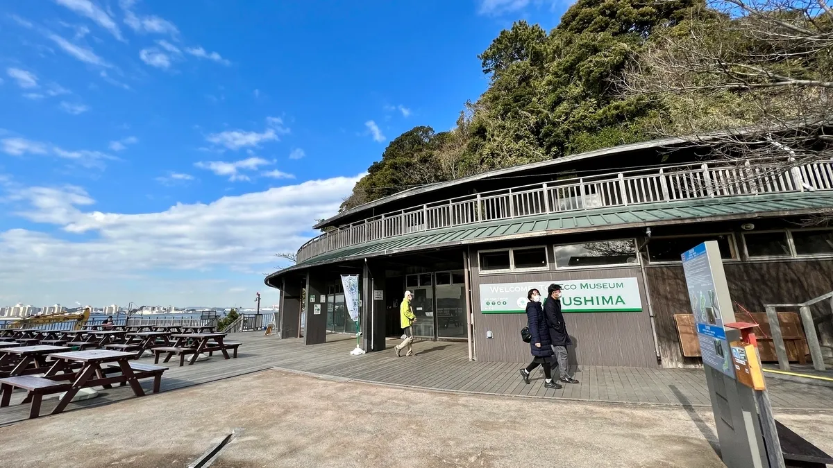 整備された猿島