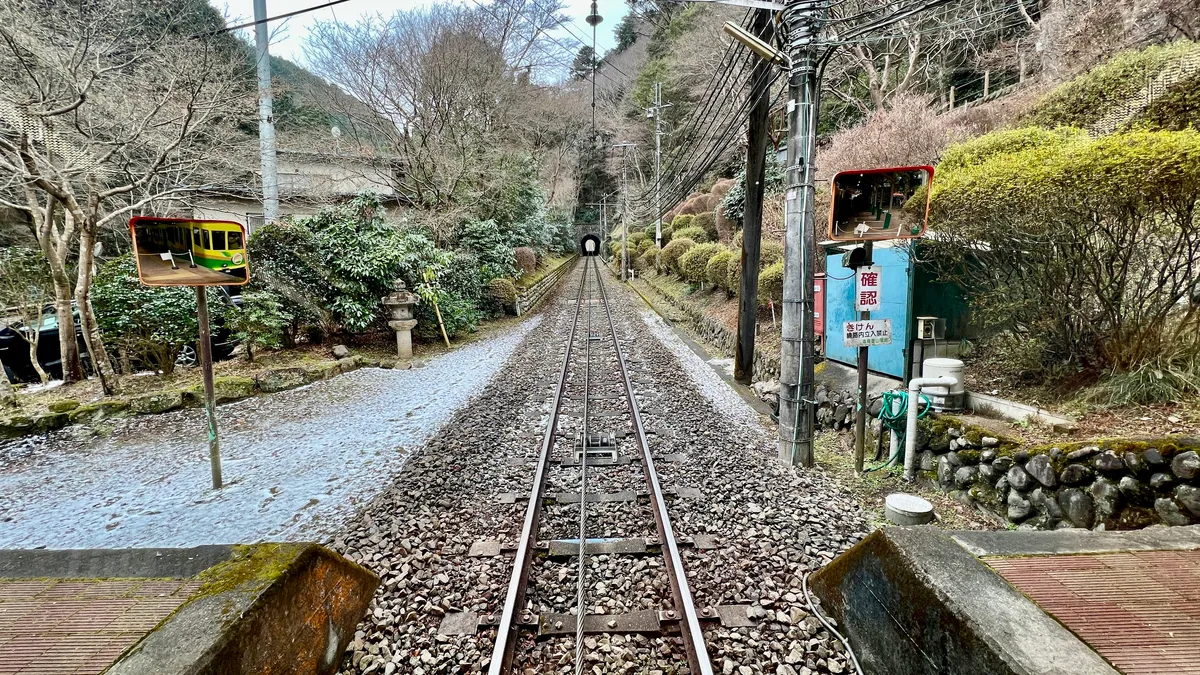 ケーブルカーからの風景