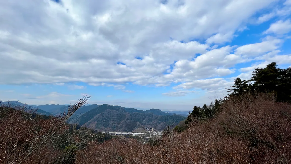 高尾山駅からの眺望