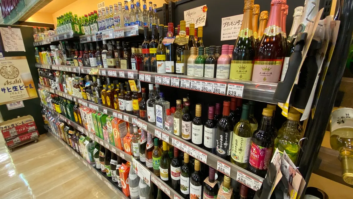 お酒売り場