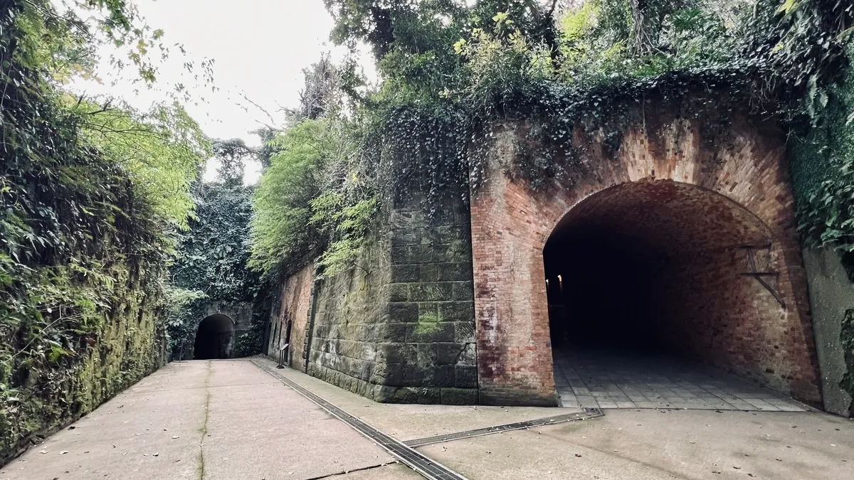 要塞と自然が一帯となった神秘的な風景