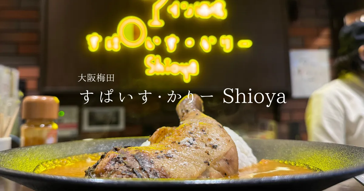 これで千円?!ランチ限定！新梅田食道街の絶品スパイスカレー「すぱいす・かりー Shioya」